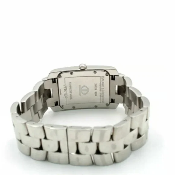 BAUME & MERCIER HAMPTON 65455 SWISS DATE STAINLESS STEEL LADIES WATCH #10136-6 BAUME & MERCIER HAMPTON 65455 SWISS DATE STAINLESS STEEL  main image 4